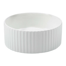 Zoya 280mm Gloss White Round Ceramic Basin